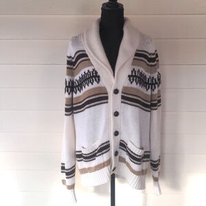 Retro Sigallo Button Down Sweater Size L